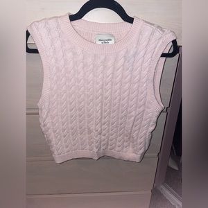 Cropped Sweater Vest